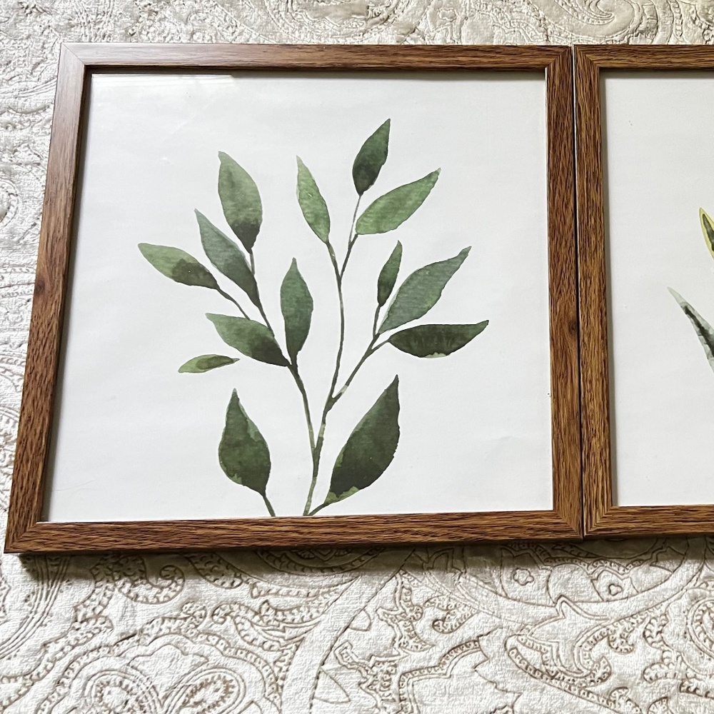 Framed Greenery Pictures